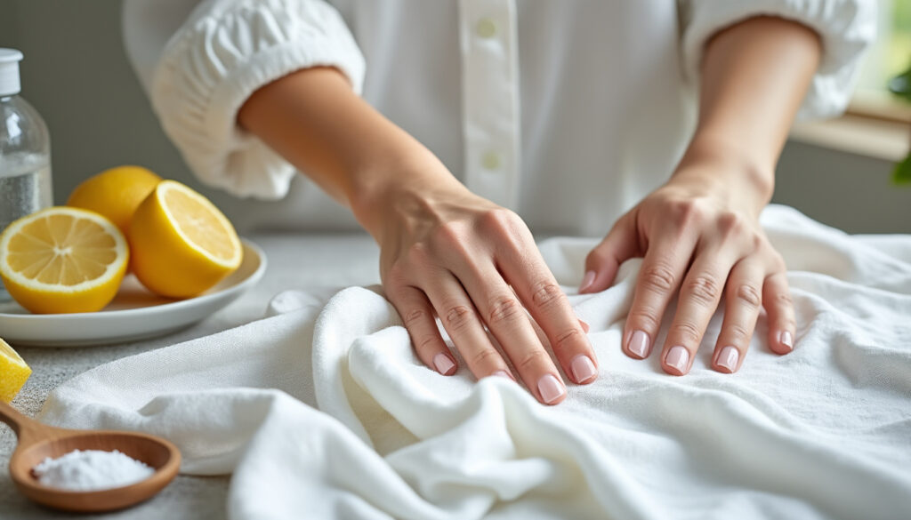 découvrez des astuces efficaces pour blanchir vos vêtements tout en préservant la qualité et la douceur des tissus. guide simple et sécurisé pour entretenir vos habits sans les abîmer.